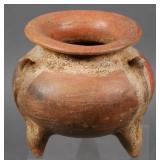 Pre-Columbian Nicoya Footed Pottery Bowl