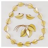 Han Myhre Norway Sterling Guilloche Jewelry Set