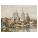 NOEL LEAVER  (English, 1889-1951) Watercolor