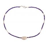 Ancient Sumerian Glass Pendant Necklace