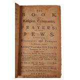 Book: Rare 1738 Rituals of the Jews