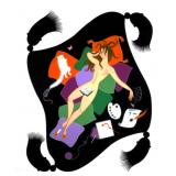 ERTE, Sloth, Seven Deadly Sins Serigraph