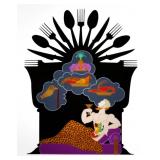 ERTE, Gluttony, Seven Deadly Sins Serigraph
