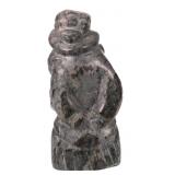 Vintage Carved Statue of an Inuit Man