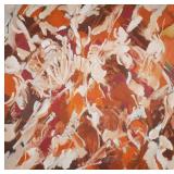 MURIEL GREEN, Abstract Oil on Canvas Painting