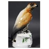 Vintage Capodimonte Hawk or Eagle Lamp