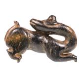 Archaistic Chinese Stone Carving, Dog