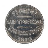 COIN: Rare 1890 Florida Subtropical Expo Token
