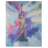 LEROY NEIMAN Statue of Liberty Signed Print
