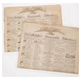 1812 Philadelphia Newspapers (2)