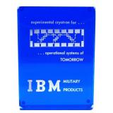 1950s IBM Military Computer Chip Paperweight