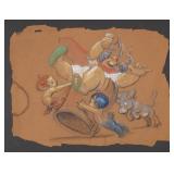 WALT DISNEY Original FANTASIA Drawing