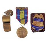 (PANCHO VILLA) Customs Officer Badge & Medal