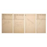 JACKIE ROBINSON ROY CAMPANELLA Signed Cards