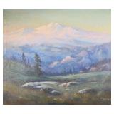 ROBERT WOOD, Mt. Shasta, Oil on Canvas