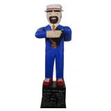 SHANE CAMPBELL, Devil & Preacher Folk Art 26"