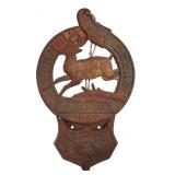 Cast Iron JOHN DEERE Letter Holder