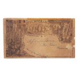 1850s Temperance Movement Envelope, Wisconsin