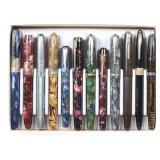 12 Vintage Fountain Pens from Estate Collection