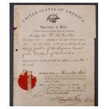 HAMILTON FISH Historic 1876 DC Court Documents