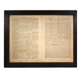 GEORGE WASHINGTON 1800 Old Newspaper Reprint