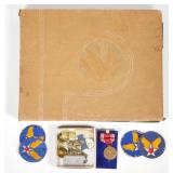 WWII WAC Scrapbook & Press Photos