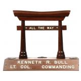 RAKKASANS 187th Airborne Reg Commander Placard