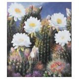 Southwestern Desert Cactus Painting, Contemporary