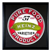 HEINZ Antique Pickle Barrel Lithograph Label