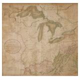 1811 Map of the United States, John Cary