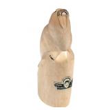 Vintage Eskimo Carved Whale Tooth Figurine