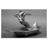 Nash Style Flying Mermaid Mascot Car Hood Ornament