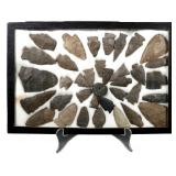 Native American Arrow Head Collection 34 Pieces