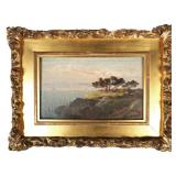 FRANKLIN HARRISON MILLER, Seascape Oil Painting