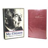 HARRY S TRUMAN Signed Book