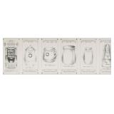 Opal Glass Co. Advertising Prints