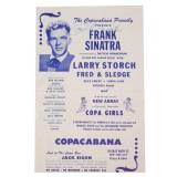 FRANK SINATRA Signed COPACABANA Program