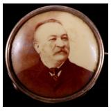 10k Gold Early 1900s Campaign Button TAFT?