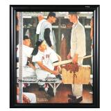 Signed NORMAN ROCKWELL Baseball Print