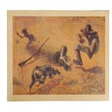 Winchester "Shoot Them & Avoid Trouble" Litho