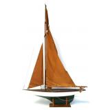 Antique 36" Model Sailing Yacht