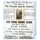 1950 Advertising, Arizona Horse Riding Club