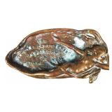 1890s Bronze Nude Art Nouveau Advertising Tray