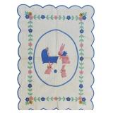 Antique American Handmade Crib Quilt