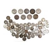 COIN: 90% SILVER, $6.70 Face 1875-S 20c Piece