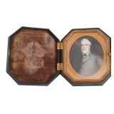 ROBERT E LEE Portrait in Tintype Case