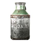 SUNSHINE DAIRY Massachusetts Milk Can