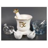 Mortar and Pestle Sets (5) from Old Drugstore