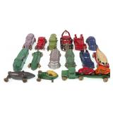 Antique Toy Cast Metal Cars (15), Hubley etc.