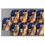(9) 1995 Star Wars POTF Action Figures MOC